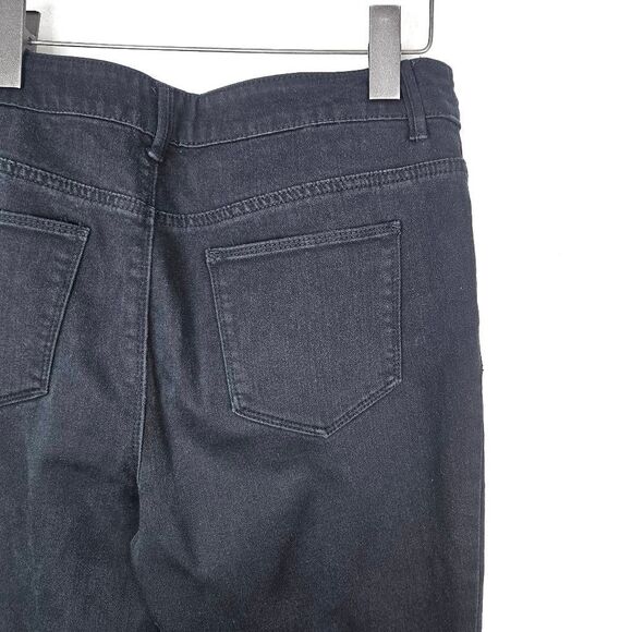 CHICO'S Platinum Jegging Black Wash High Rise Tapered Leg Jeans Size: 0.5 (XS 6) - Picture 6 of 8